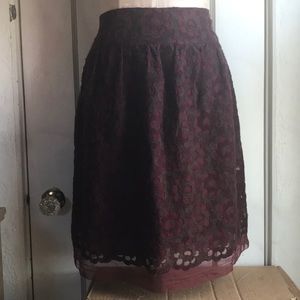 Cynthia Cynthia Steffe Embroidered Skirt